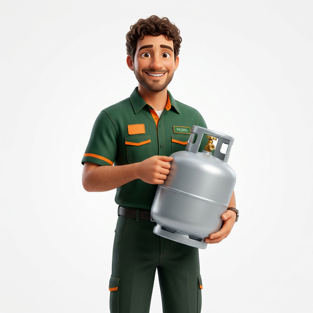 Entregador Ideal Gás Viçosa com Botijão sem marca